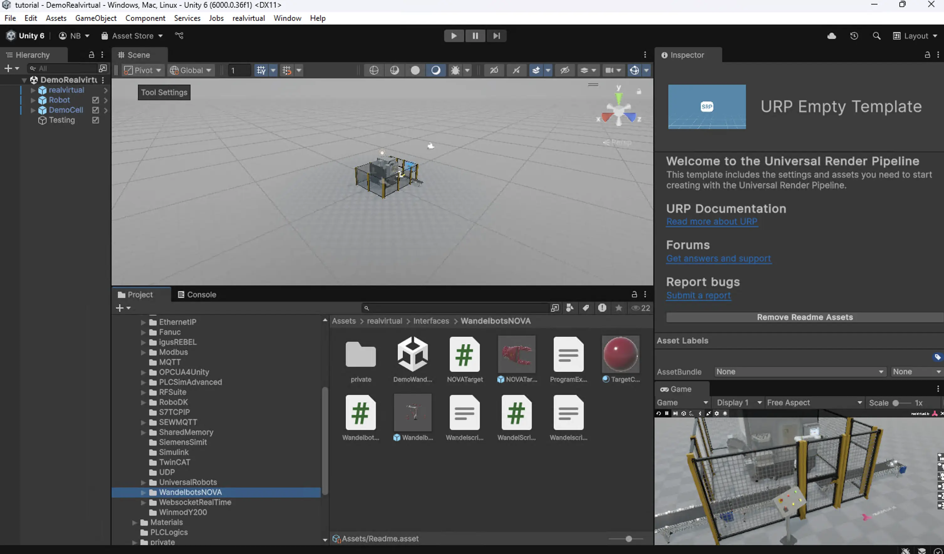 create project in unity hub; node