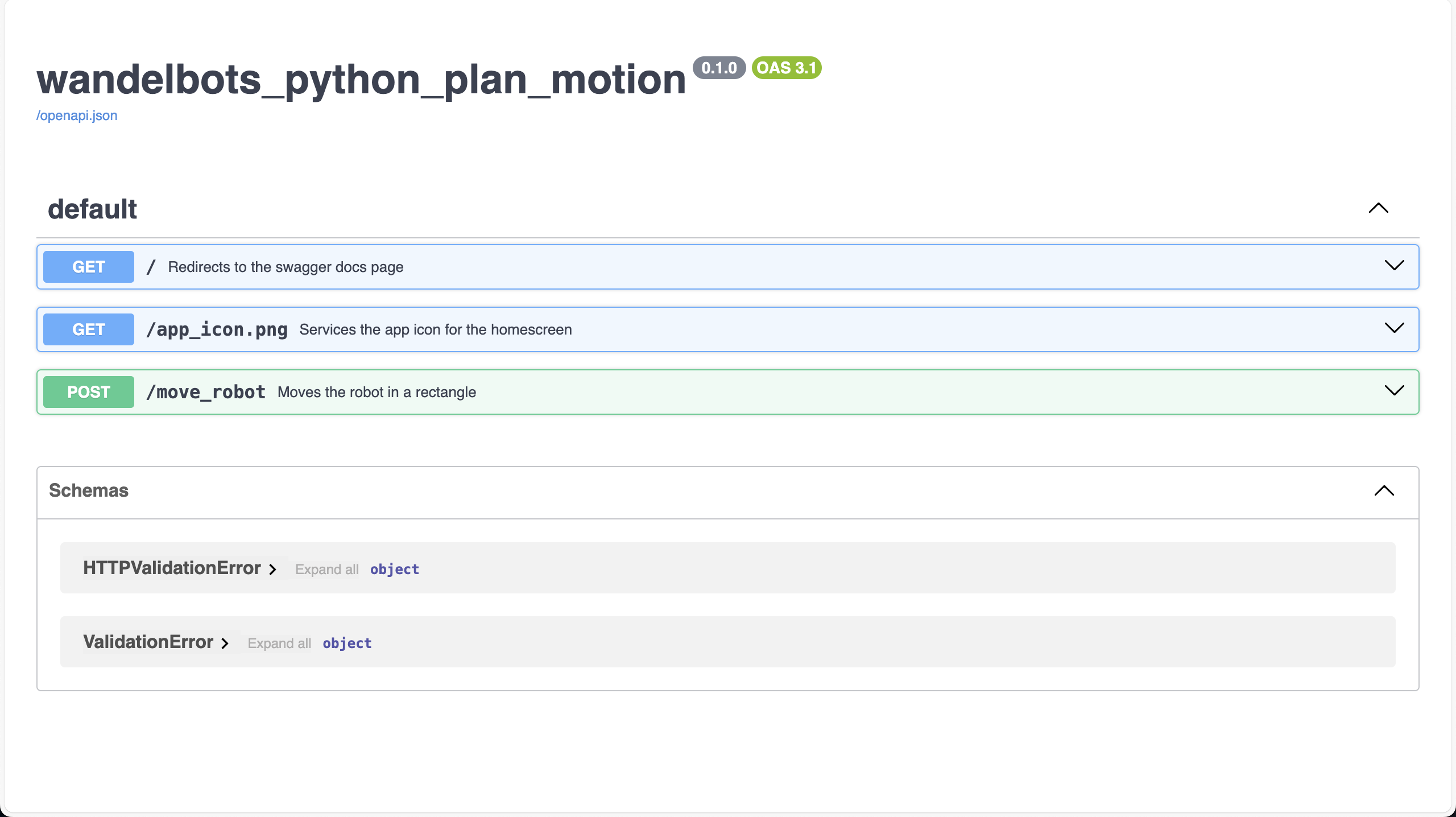 Plan a motion
