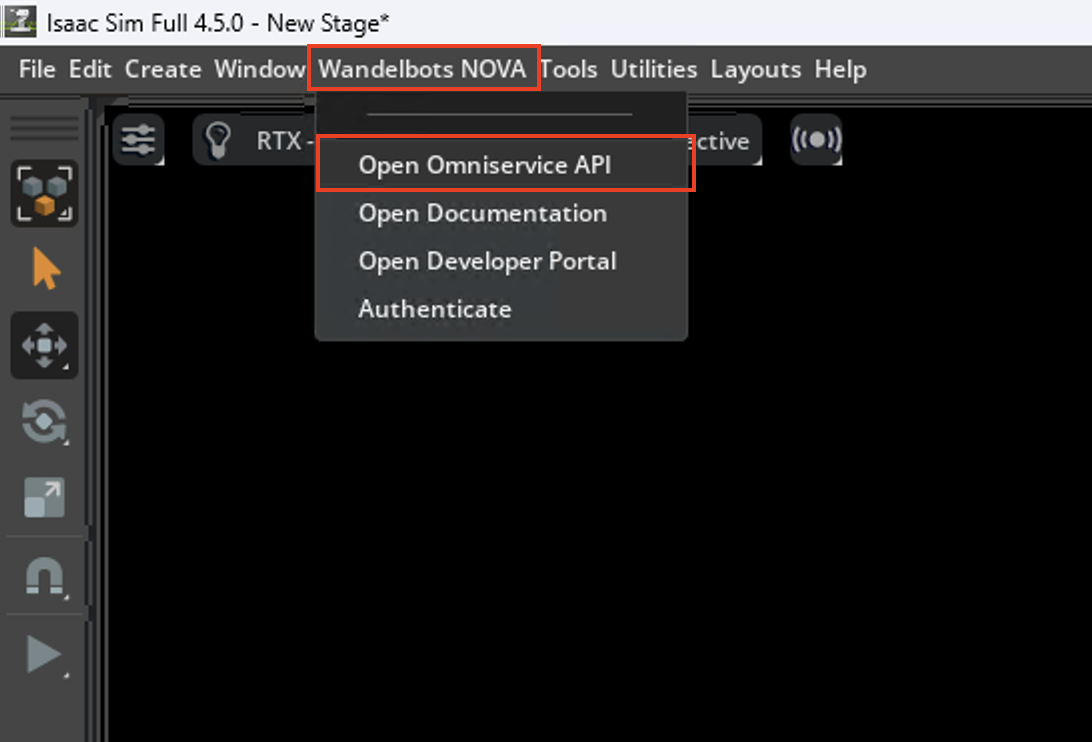 Open Omniservice API in your browser.